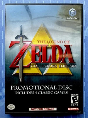 Legend of Zelda Edición Coleccionista Disco Promocional Nintendo GameCube 2003 CIB Foto 1 de 4