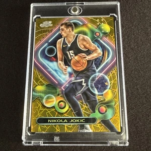 2024 Topps Cosmic Chrome Nikola Jokic Interstellar Refractor #55 Gold /50 - Picture 1 of 3