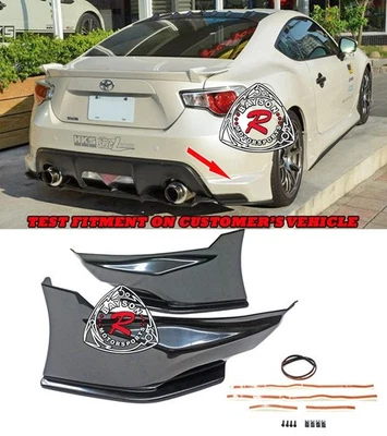 Se adapta a 12-16 Scion FR-S Toyota 86 12-21 Subaru BRZ estilo OE delantales labiales traseros ABS    Foto 1 de 4