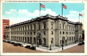 Postcard US Post Office & Federal court House San Francisco CA - Picture 1 of 2