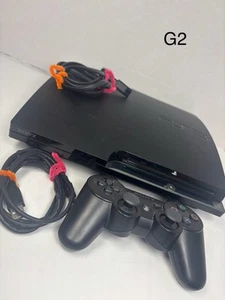 Sony PlayStation 3 PS3 Slim Console With Controller & Cords Bundle Working - Picture 1 of 5