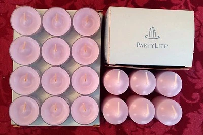 PartyLite UNWIND Tealight & Votive Candles New LOT 18 Well Being Lavender HTF - Photo 1/3