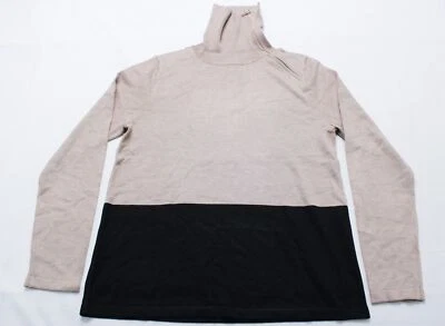 Suéter Investments Para Mujer L/S Sobre Cremallera Cuello Bloque de Color MR2 Camel Mediano Foto 1 de 3