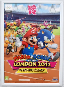 Mario & Sonic London 2012 Olympics RARE Wii 42cm x 59cm Promotional Poster #3 - Picture 1 of 2