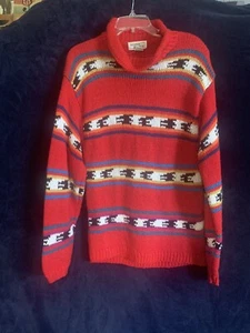 Hasting & Smith warm red vintage sweater, large - Picture 1 of 1