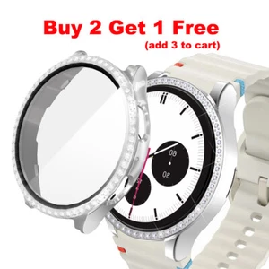 Do Samsung Galaxy Watch 7 40mm 44mm Szklana osłona ekranu Diamond Case Cover - Zdjęcie 1 z 19