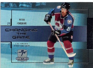 1999-00 Wayne Gretzky Hockey Changing The Game #CG1 Peter Forsberg - Picture 1 of 2