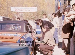 Seat 124 Sport auto da rally 1972 Andorra Rally foto fotografia - Foto 1 di 1