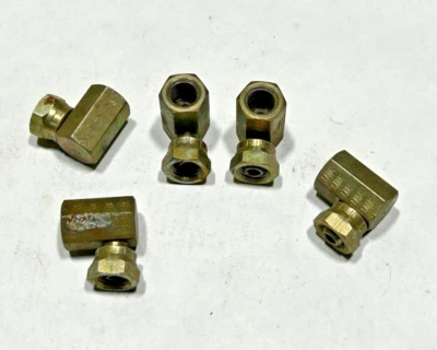 (5) 9455x2x2 WEATHERHEAD Steel 1/8" Female Pipe Swivel to Female Pipe 90 Elbow - Image 1 of 4