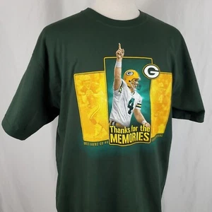 Green Bay Packers Brett Favre Thanks for the Memories T-Shirt Herren XL beidseitig - Bild 1 von 8