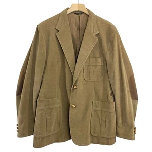 VTG Levis Panatela Corduroy Blazer Mens 44R Elbow Patch Sport Coat Jacket - Picture 1 of 9