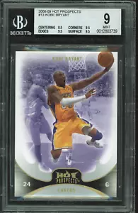2008-09 Fleer Hot Prospects Kobe Bryant #13 BGS 9 Mint (3x 9.5) - Picture 1 of 2