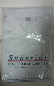 Superior Uniform Group Large White Button Up Style Cut 376427 - Picture 1 of 1