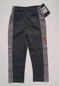 Brand New Jordan Jumpman Therma-Fit Gray Orange Logo Geometric Sweatpant Sz.4XS - Picture 1 of 11