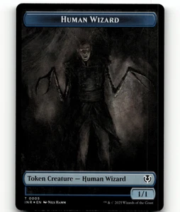 FOIL - MTG Human Wizard Emblem - Jace, Unraveler of - Innistrad Remastered - Picture 1 of 2