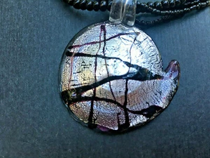 New With Box La Dolce Glass Pendant with Necklace - Glass Jewelry - Picture 1 of 10