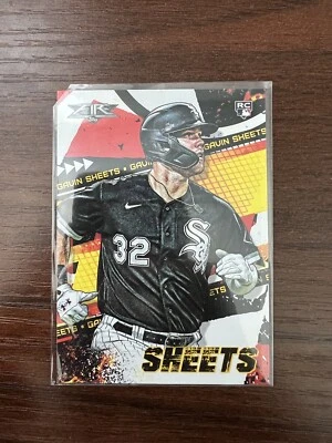 2022 Topps Fire GAVIN SHEETS RC ROOKIE #77 CWS Chicago White Sox - Image 1 of 2