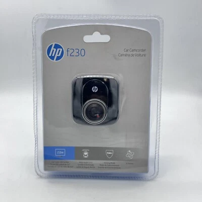 HP F230 Car Dash Camcorder With Wide Angle Lens Gray Brand New Sealed - Image 1 of 4