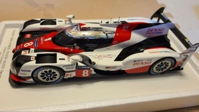 1/18 Spark Toyota TS050 Hybrid Gazoo Racing Le Mans #8 White Red Black w/ Box - Image 1 of 4