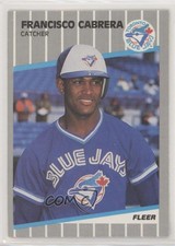 1989 Fleer Update Francisco Cabrera #U-68 Rookie RC