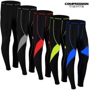 Mens Compression Tights Body Armour Base Layer Running Yoga Gym Pant Trousers - Picture 1 of 6