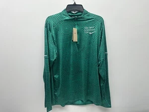 Top da corsa da uomo Nike Dri-FIT Element 1/4 cerniera verde / FB9036-365 / taglia L - Foto 1 di 3