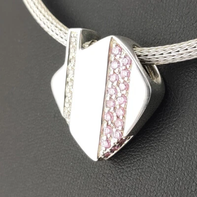 ⭐ Pierre Lang 925 Silber Anhänger Charmanhänger Halskette Kette Perle 211 ⭐ - Bild 1 von 2