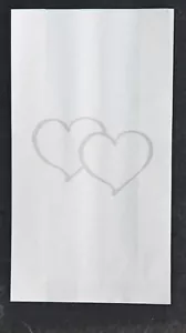3.000 Blanco Boda Plata Corazón Papel Pastel Bolsa A Prueba Grasa Lolly Fiesta A GRANEL - Imagen 1 de 4