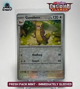 Gumshoos 177/197 Reverse Holo Pokemon TCG: Obsidian Flames MINT SHIPPED TODAY - Picture 1 of 2