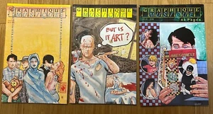 Graphique Musique #1-3 1989 Mike Allred Rare Series - Slave Labor Comics - Picture 1 of 24