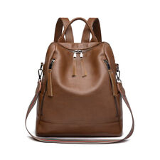 Large Capacity Women Genuine Leather Outdoor Travel Shoulder Backpack Bag