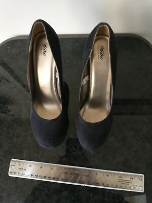 Zapatos de vestir para mujer Mossimo negros de gamuza con plataforma de tacón de aguja talla 8 Foto 1 de 3