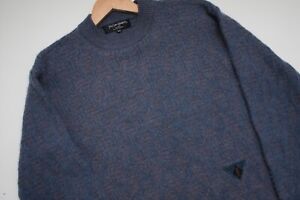 Yves Saint Laurent Vintage Purple Wool Sweater Men's Medium