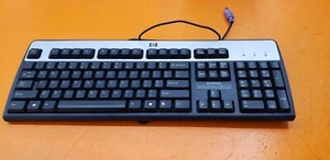 ⭐️⭐️⭐️⭐️⭐️ HP KB-0316 Wired Black/Silver Keyboard - Afbeelding 1 van 3