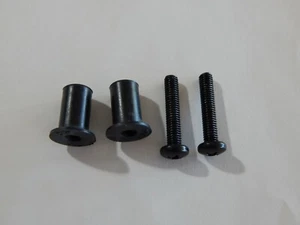 Front License Plate Delete Hardware 1 set for factory Subaru Round 10mm Holes - Bild 1 von 1
