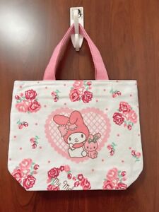 my melody pink handbag lunch bag tote storage bag 30x22cm  unisex