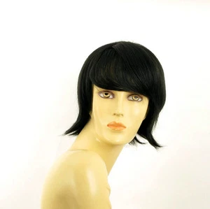 Perruque femme courte noir VALERIA 1B - Imagen 1 de 8