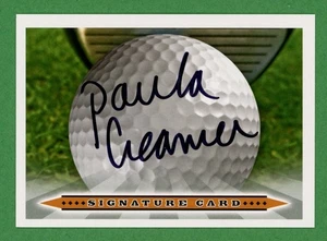 Paula Creamer LPGA Professional Golfer Signed Trading Card E28679 - Picture 1 of 2