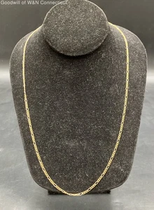 18k Yellow Gold Necklace 3.34g - Bild 1 von 11