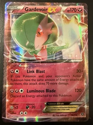 Gardevoir EX 78/114 Steam Siege Ultra Rare Holo Pokemon Card - Image 1 of 2