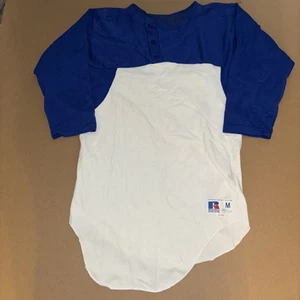 80s Russell Athletic Baseball Shirt Medium Made In USA - Picture 1 of 5