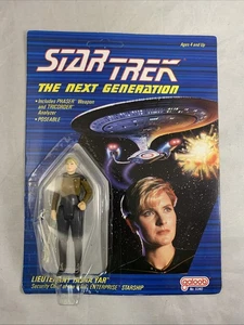 Figura de acción Star Trek The Next Generation Tasha Yar Galoob 1988 sin usar, en caja nueva - Imagen 1 de 14