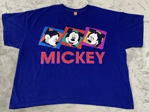 Camiseta De Colección Disney Mickey Unlimited by Land N' Sea Para Mujer 3X Gráfico Azul - Imagen 1 de 9