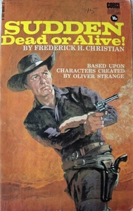 Western Paperback Book Sudden - Dead or Alive! Corgi 1971 Frederick H. Christian - Picture 1 of 4