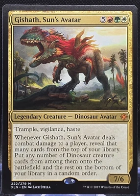 Gishath, Sun's Avatar #222 Ixalan Regular Mythic - Image 1 of 2