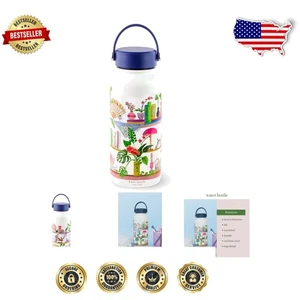 Versatile 33oz Double Wall Travel Bottle - Stylish Water Hydration for Readers - Picture 1 of 7