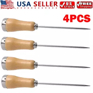 4x Ice Pick Stainless Steel Punch Crusher Icing Breaker Home Supplies Handle HOT - Picture 1 of 16