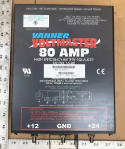 Vanner Voltmaster 80 AMP High Efficiency Battery Equalizer Model 65-80 - Picture 1 of 8