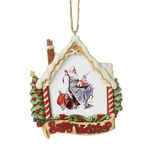 Jim Shore WORKSHOP SANTA WITH ELVES ORNAMENT 6004491 Saturday Evening Post NEW - Picture 1 of 1
