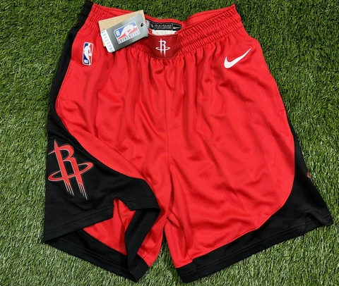 NWT'S Nike Dri-Fit Houston Rockets NBA Basketball Shorts Men's 38 L Red Cover